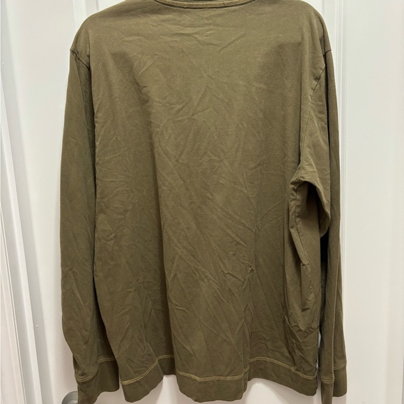 North River Outfitters 1/4 zip, olive color pullover Sz LG - Picture 2 of 3